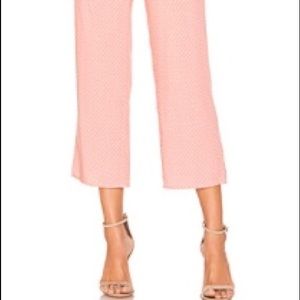 Dress pants. Salmon. Polka dot. Size XS (0)